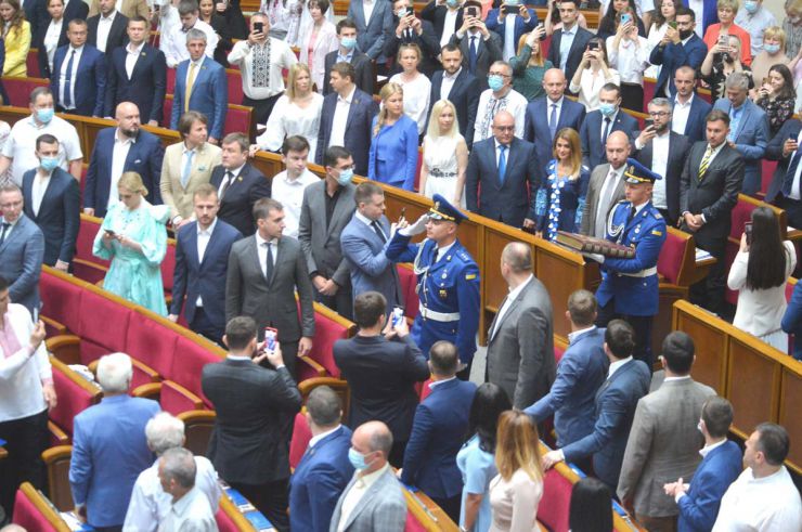 У Верховній Раді України відбулося урочисте засідання з нагоди 25-ї річниці прийняття Конституції